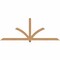 Ekena Millwork Redmond Smooth Timber Gable Bracket, Western Red Cedar, 96"W x 36"H x 3 1/2"D x 3 1/2"F, 9/12 Pitch GBW096X36X0404RED00SWR - alternate 1